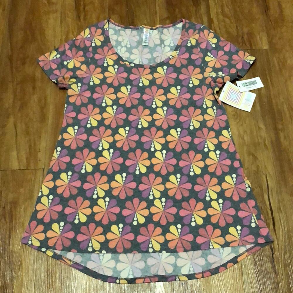 LuLaRoe Classic T Floral Top Size Small